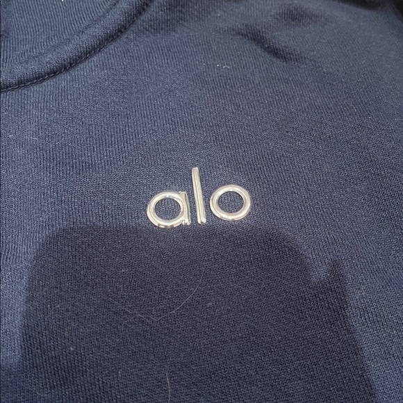 Alo Yoga Accolade Hoodie – Unisex – Navy – Size Small - Picture 7 of 9